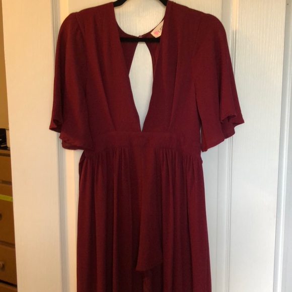 L’Atiste Long Romper (red wine coloured): worn 1x - Picture 2 of 3